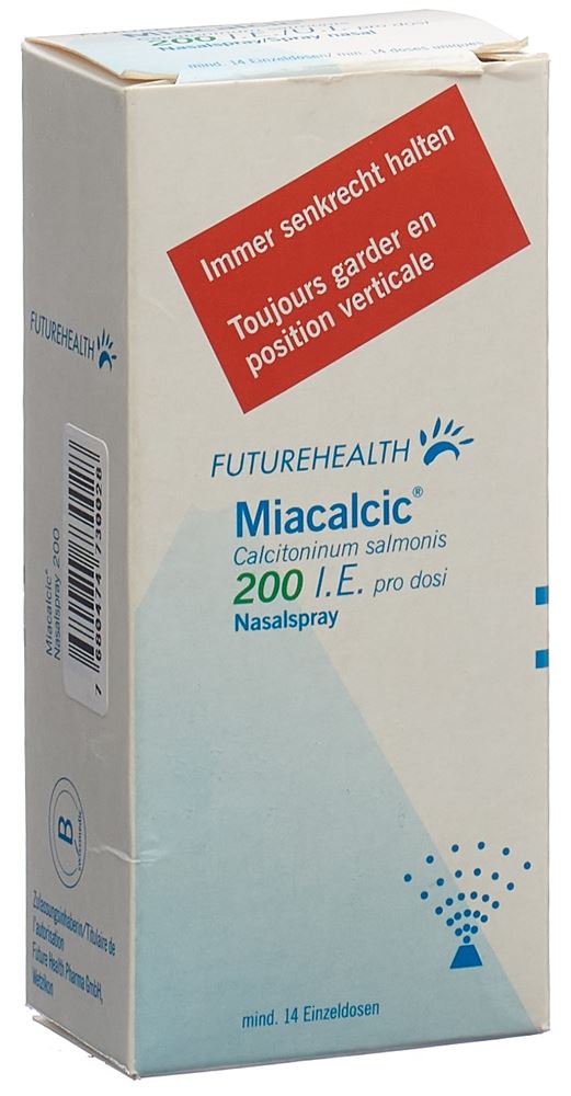 MIACALCIC Nasenspray 200 E/Dosis Fl 1 Stk, Hauptbild