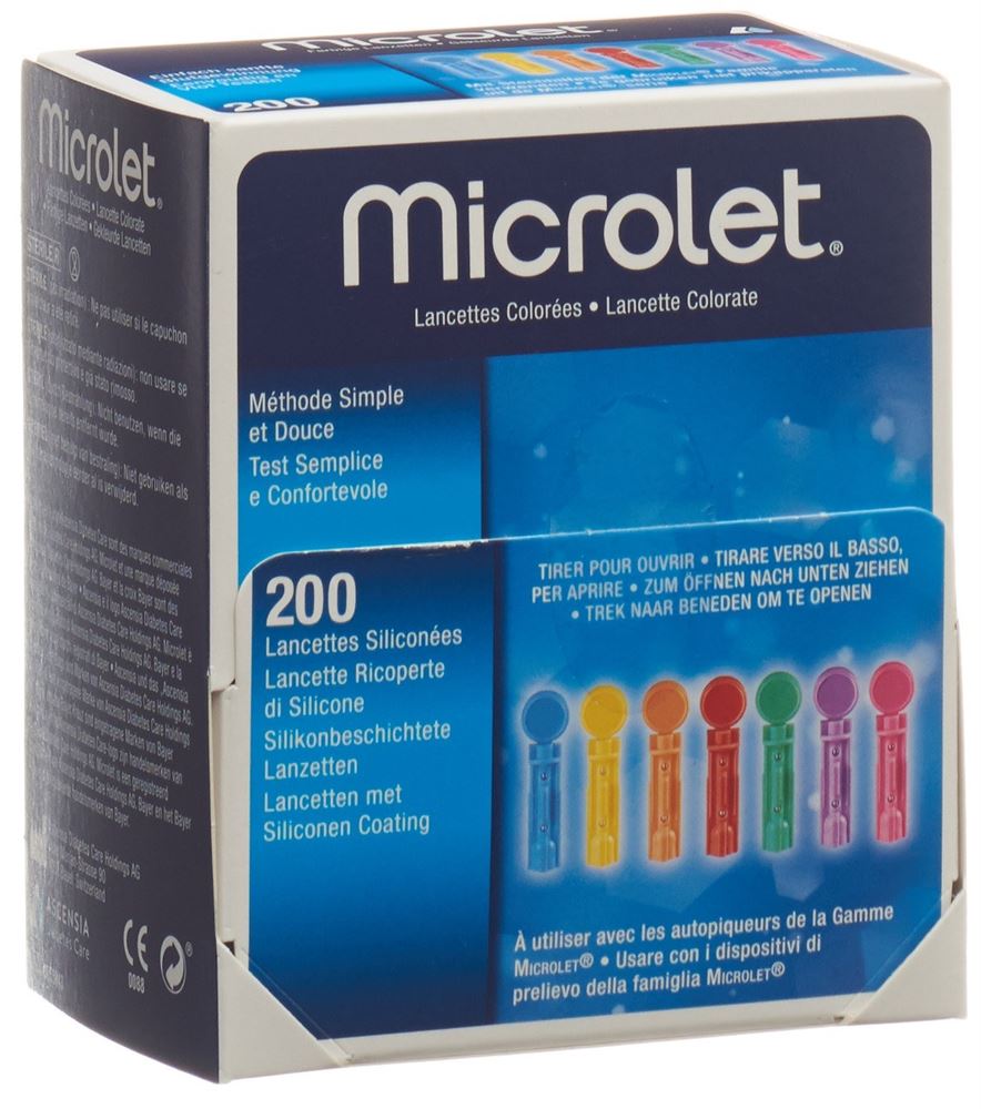 MICROLET Lanzetten farbig