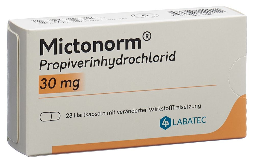 MICTONORM Ret Kaps 30 mg Blist 28 Stk, Hauptbild