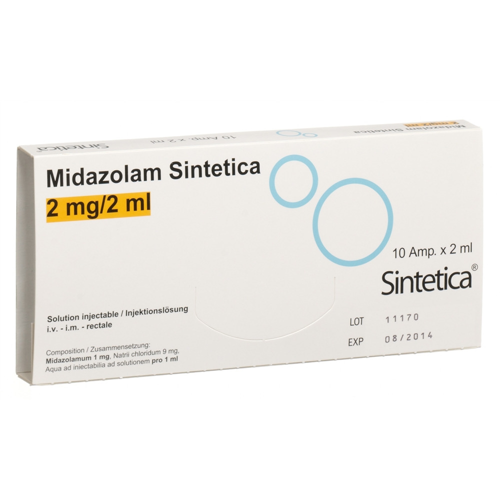 MIDAZOLAM Sintetica 2 mg/2ml