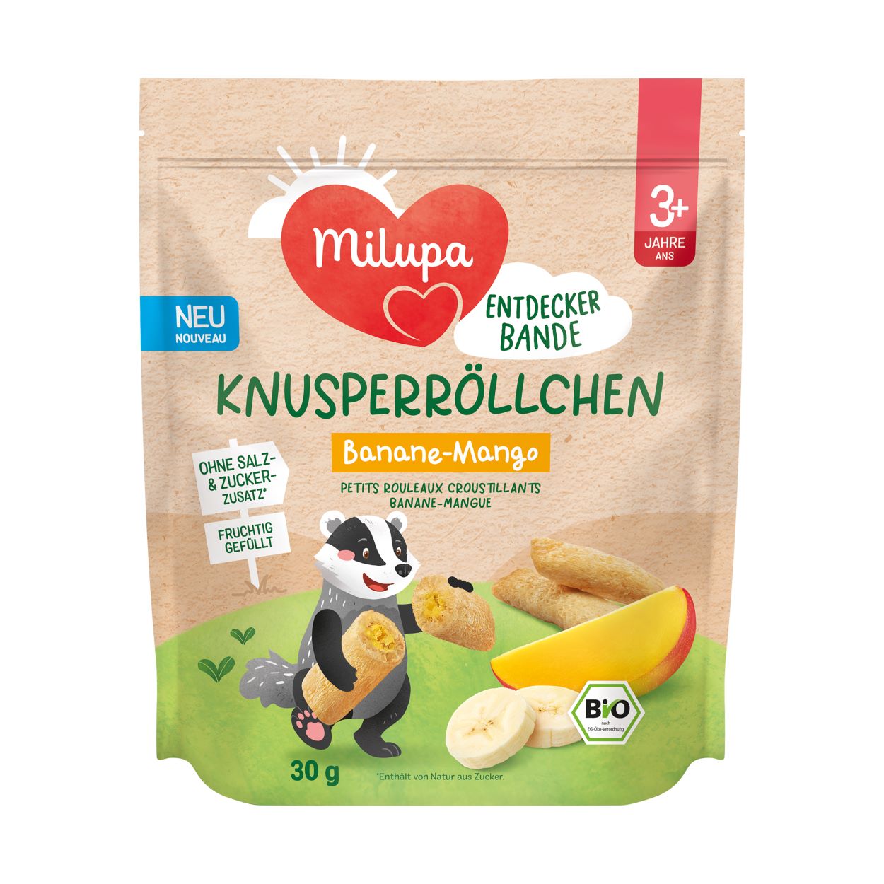 MILUPA Bio Knusperröllchen