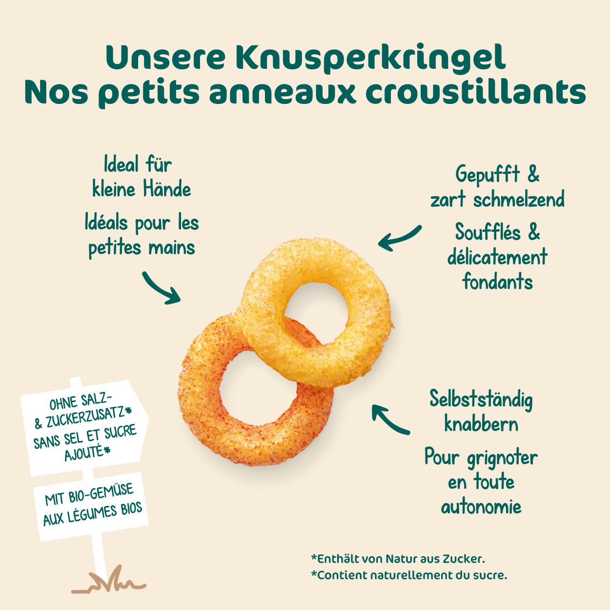 MILUPA bio petits anneaux croustillants, image 3 sur 6