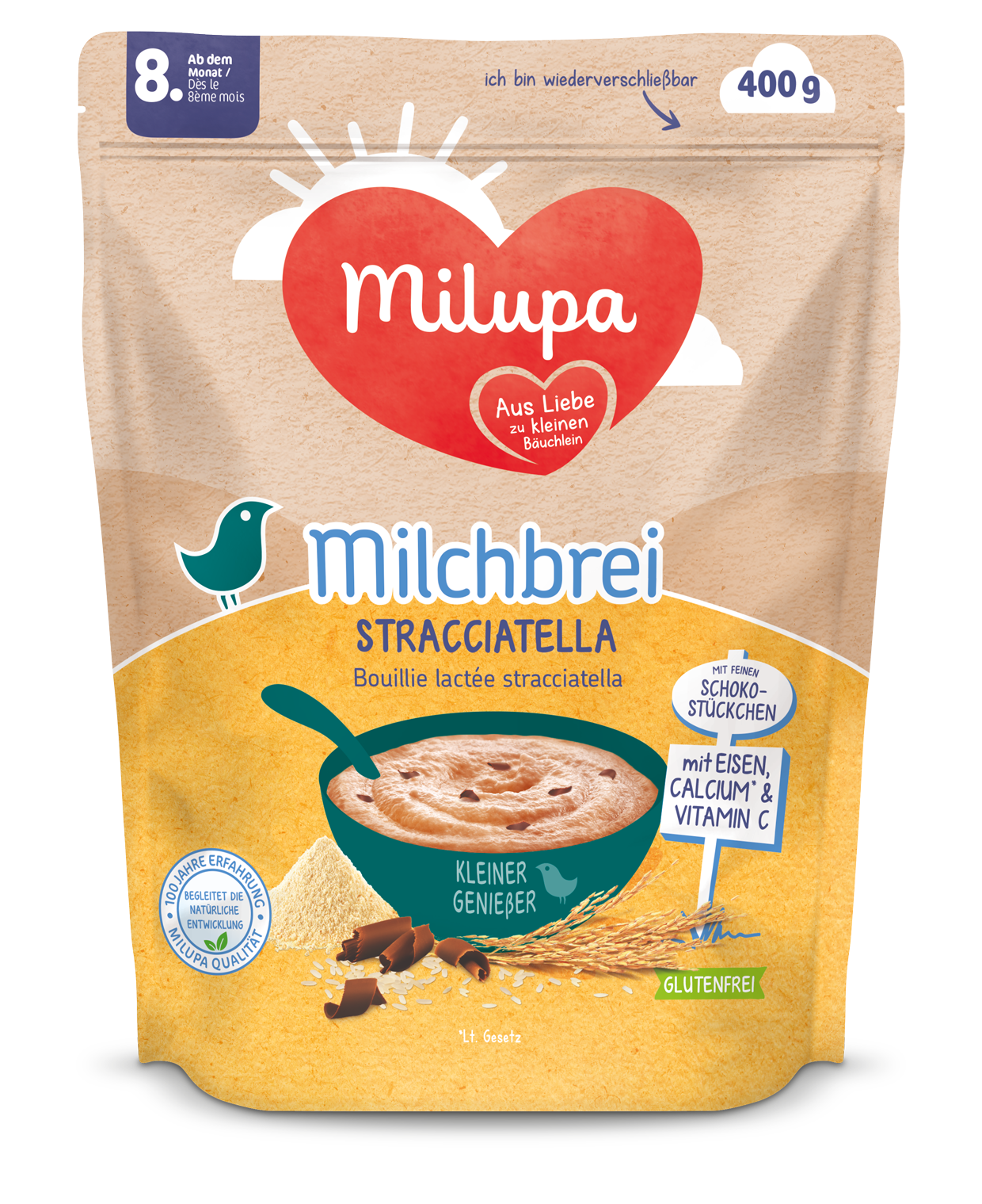 MILUPA Milchbrei Stracciatella