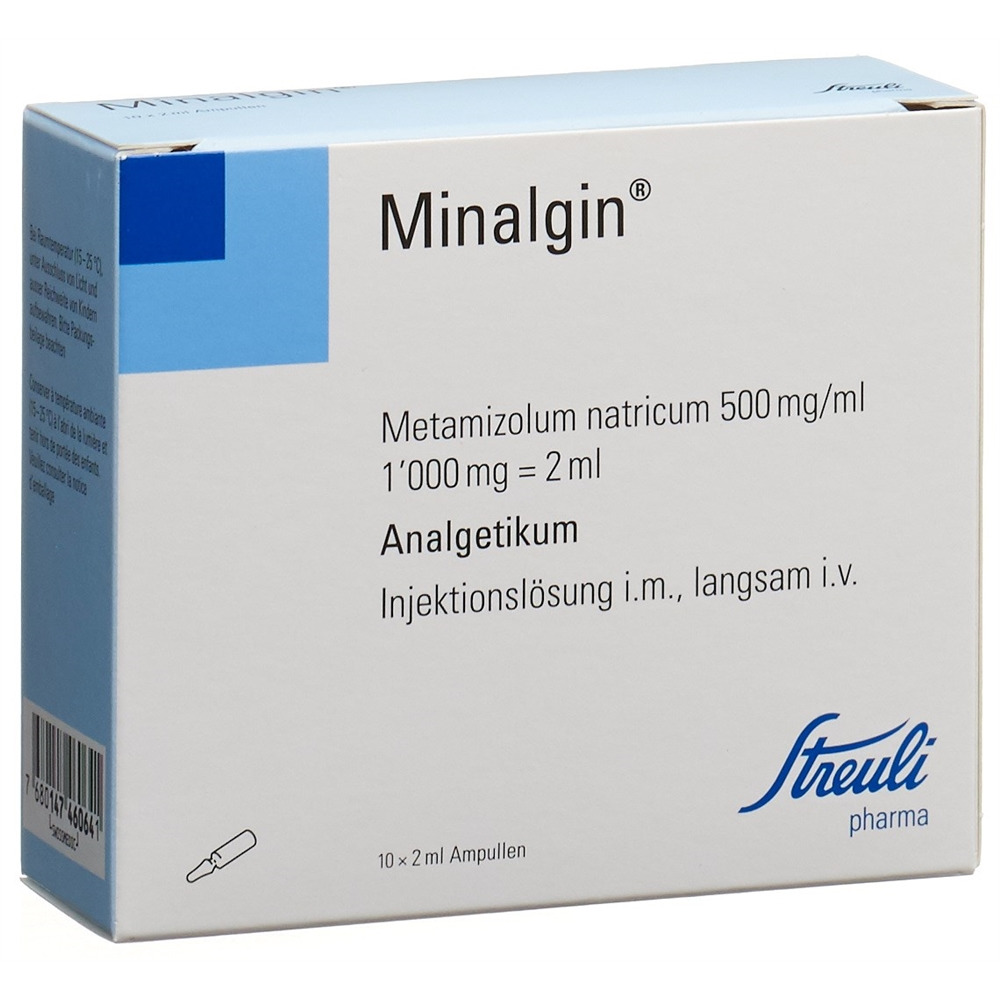 MINALGINE sol inj 1 g/2ml i.m./i.v. amp 2 ml