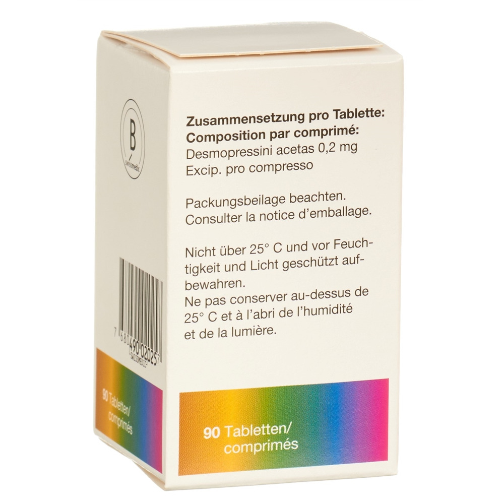 MINIRIN Tabl 0.2 mg Ds 90 Stk, Bild 2 von 2