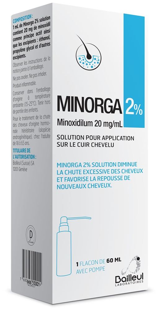 MINORGA Lös 2 % Fl 60 ml, Hauptbild MINORGA Lös 2 % Fl 60 ml, Hauptbild
