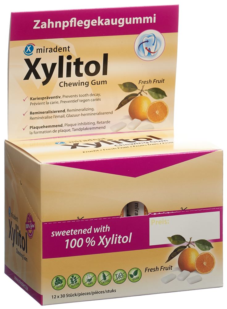 MIRADENT Xylitol Chewing Gum, image principale