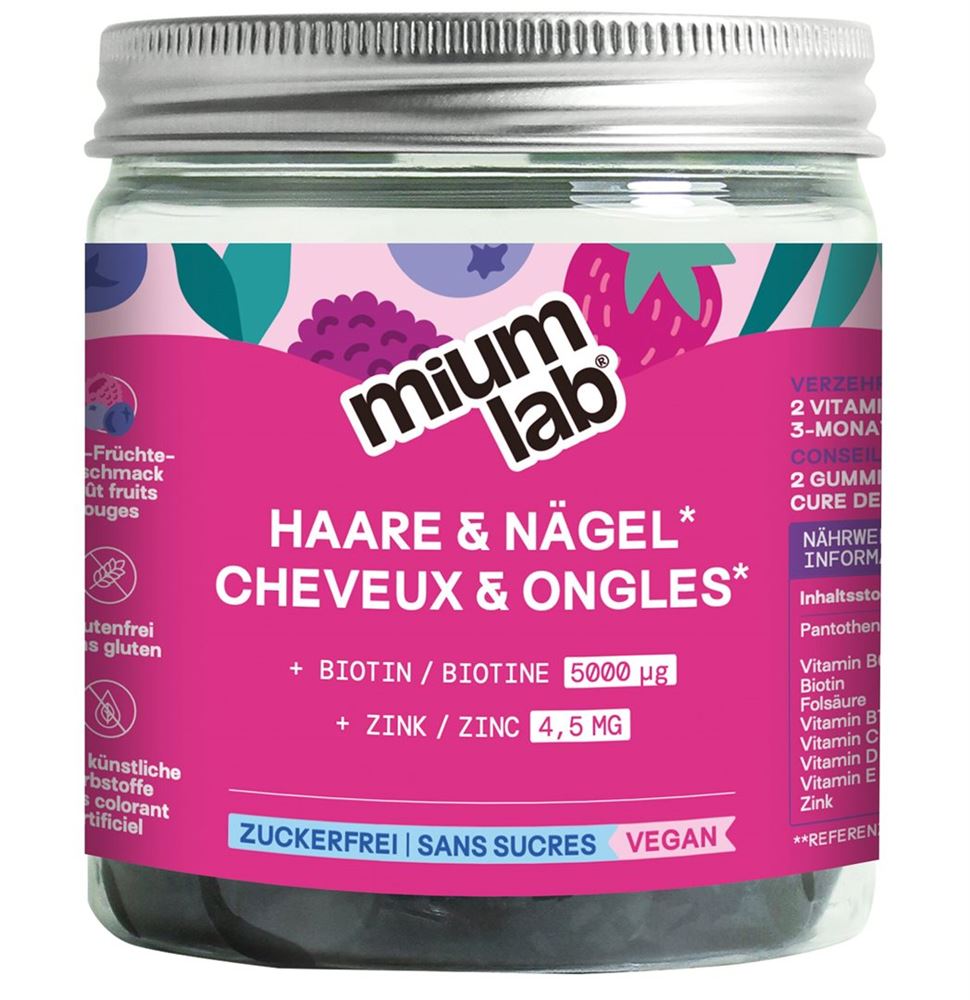 MIUMLAB gummies cheveux et ongles