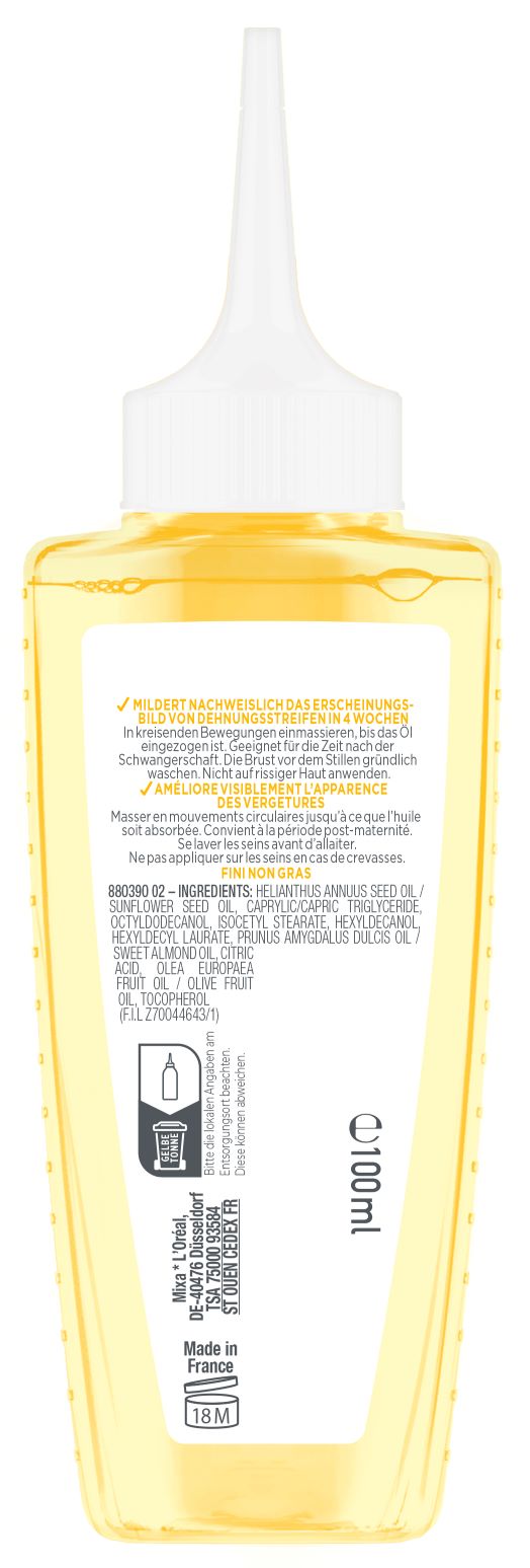 MIXA Niacinamide Stretchmark Oil, Bild 2 von 5