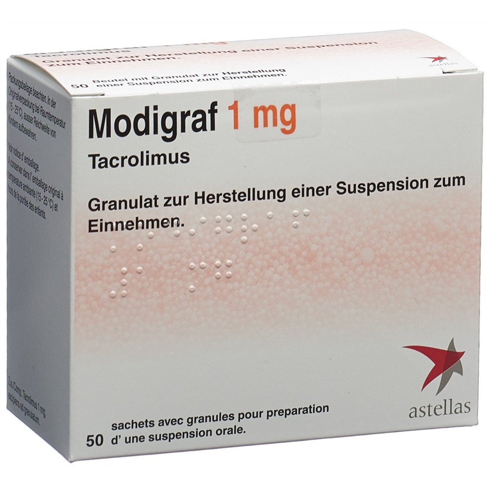 MODIGRAF gran 1 mg sach 50 pce, image principale