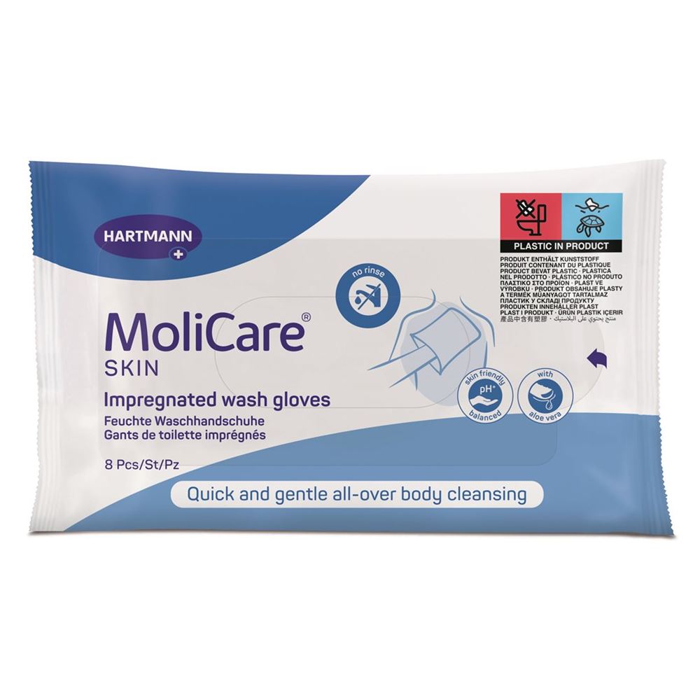 MOLICARE Skin Waschhandschuhe, Hauptbild