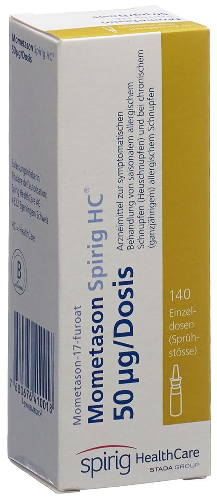 MOMETASONE Spirig HC 0.05 mg/Dosis, image principale