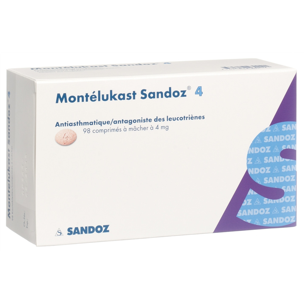 MONTELUKAST Sandoz 4 mg, image 2 sur 2