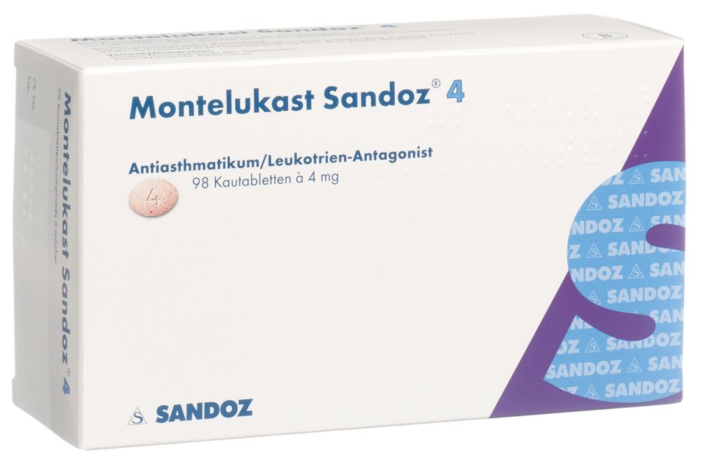 MONTELUKAST Sandoz 4 mg, Hauptbild