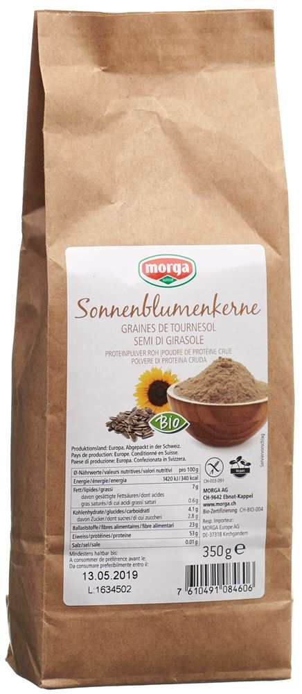 MORGA Graines de tournesol de protéine