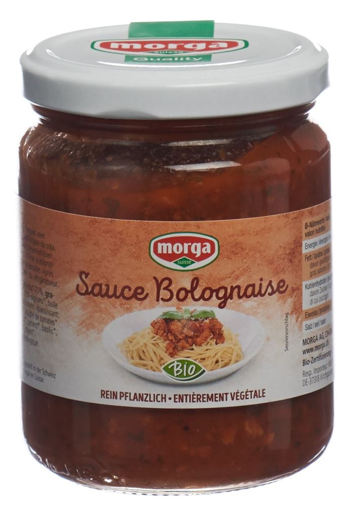 MORGA Sauce Bolognaise mit Soja, Hauptbild