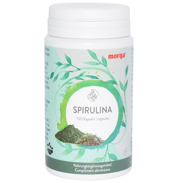 MORGA Spirulina capsules végétales, image principale