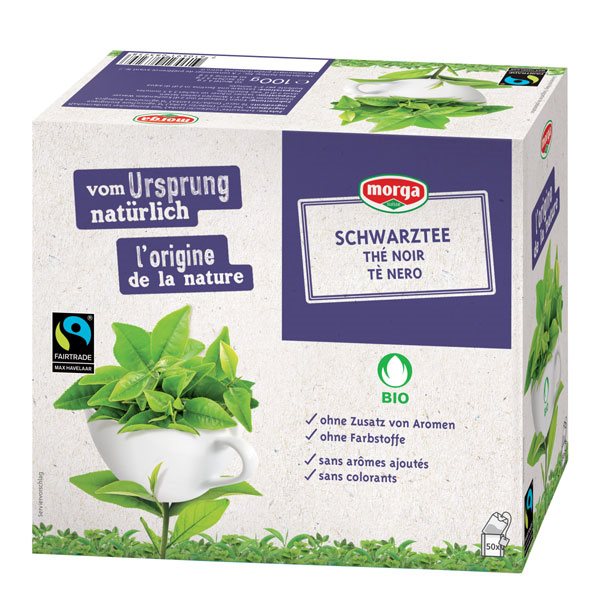 MORGA thé noir avec pelliante