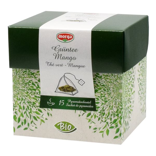 MORGA thé vert mangue sachet de pyramides