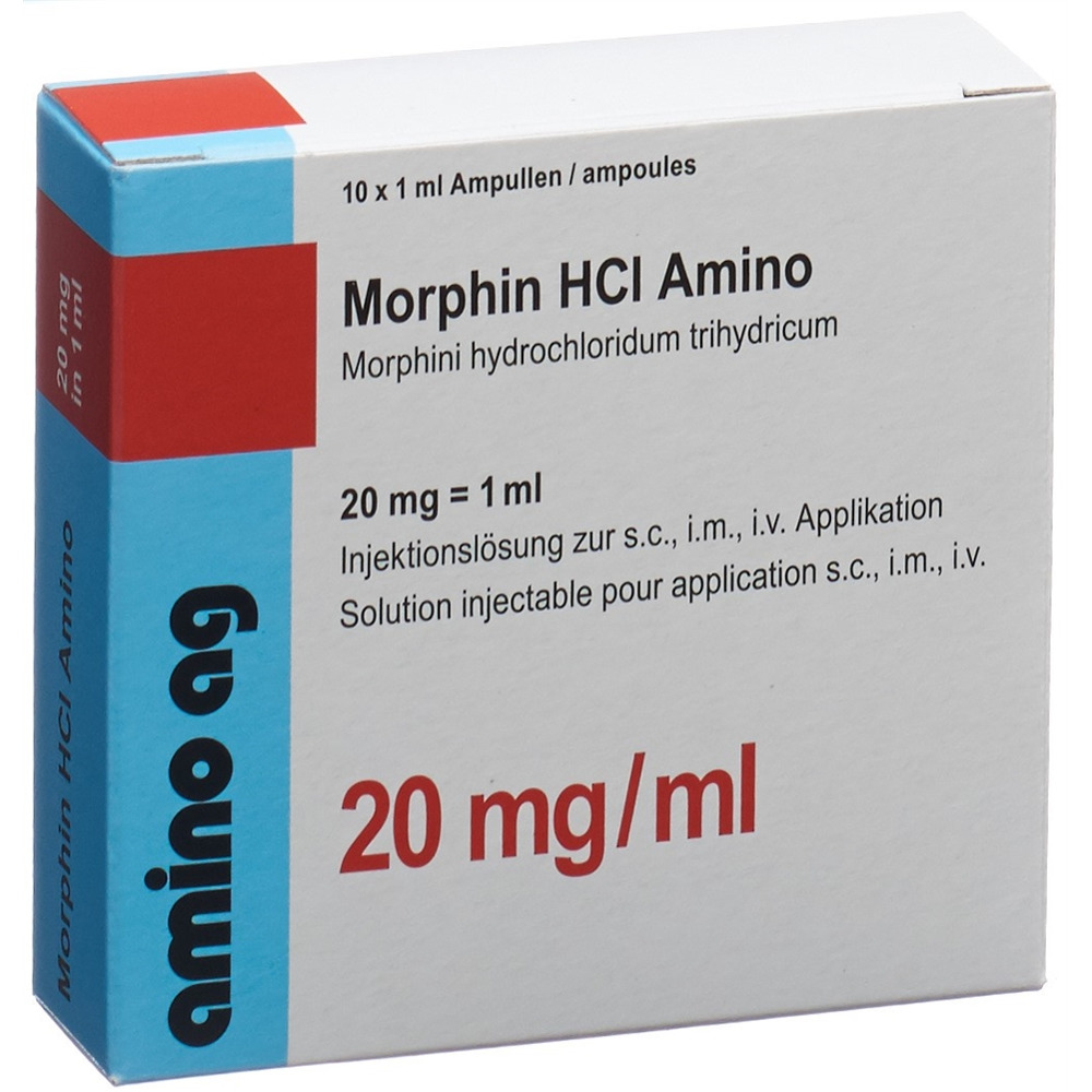 MORPHINE HCL Amino 20 mg/ml, Hauptbild