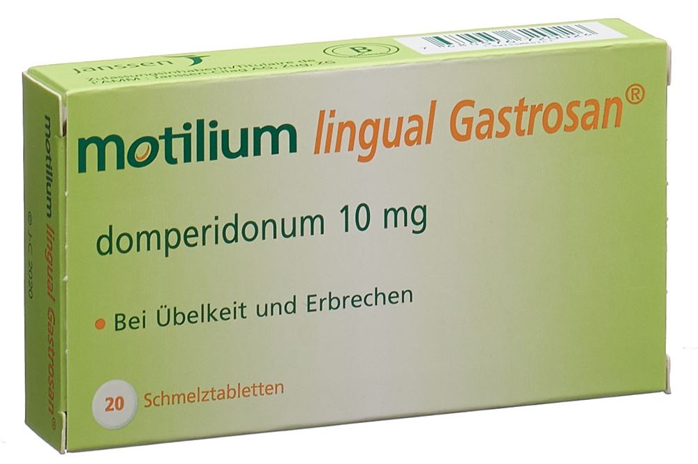 MOTILIUM lingual Gastrosan 10 mg