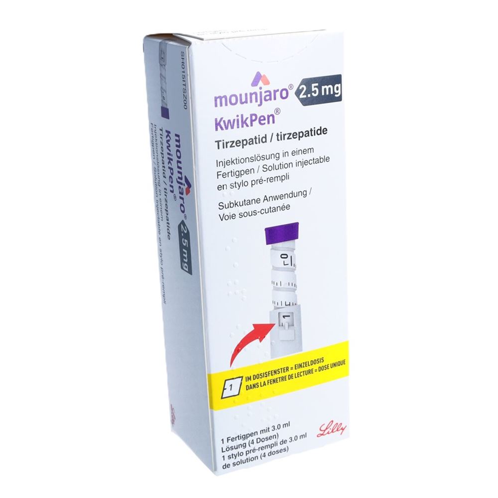 MOUNJARO KwikPen 2.5 mg/0.6ml, Hauptbild MOUNJARO KwikPen 2.5 mg/0.6ml, Hauptbild