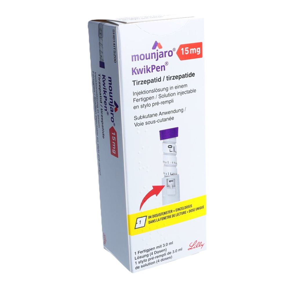 MOUNJARO KwikPen 15 mg/0.6ml, image principale MOUNJARO KwikPen 15 mg/0.6ml, image principale