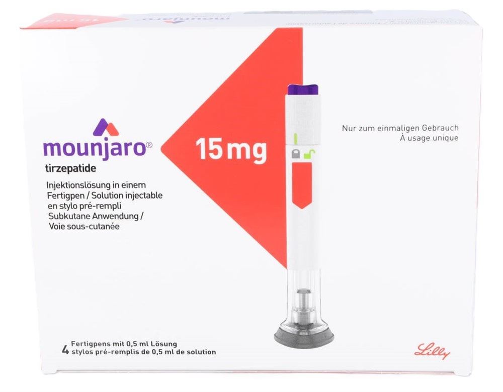 MOUNJARO sol inj 15 mg/0.5ml stylo prérempli stylo pré 4 pce, image principale
