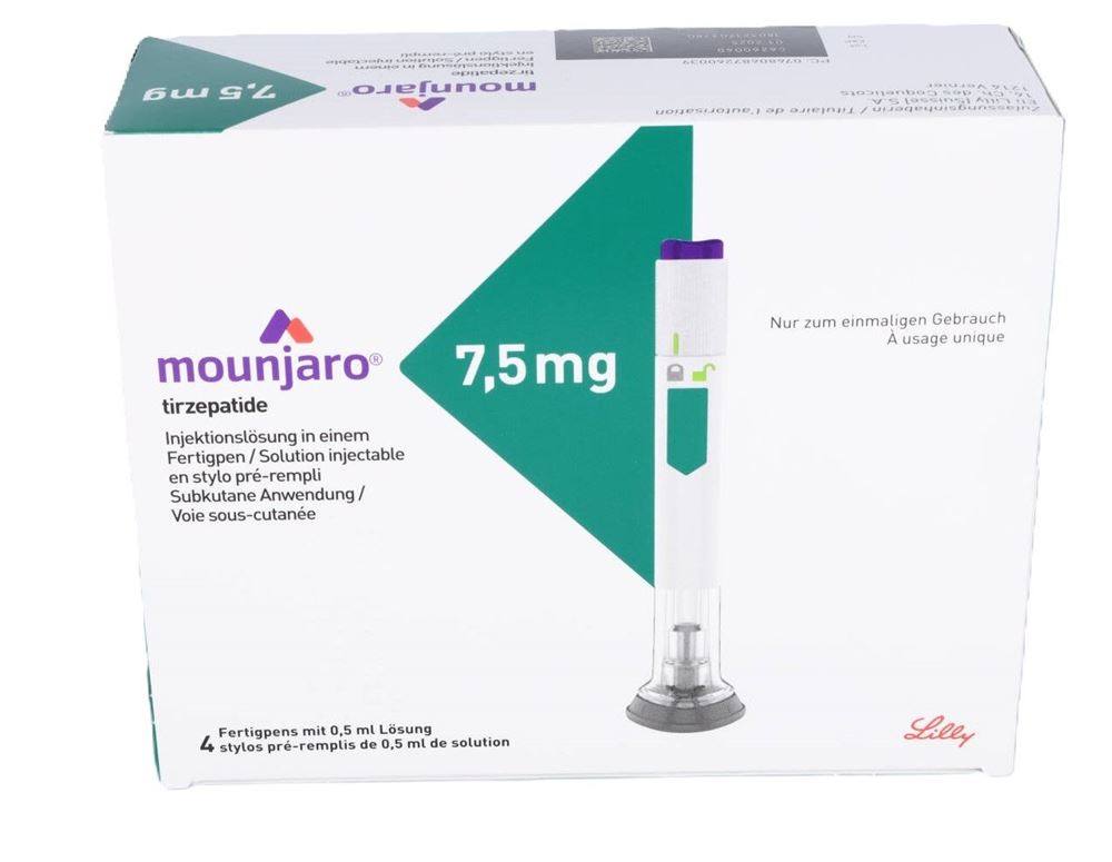 MOUNJARO sol inj 7.5 mg/0.5ml stylo prérempli stylo pré 4 pce, image principale