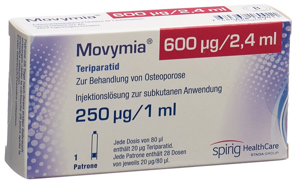 MOVYMIA Inj Lös 250 mcg/ml Patrone 2.4 ml, Hauptbild