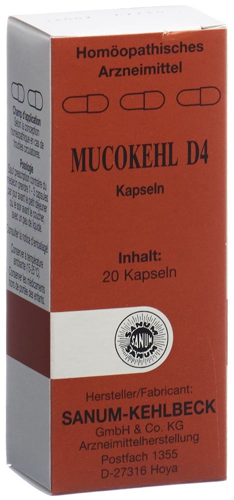 MUCOKEHL caps 4 D blist 20 pce