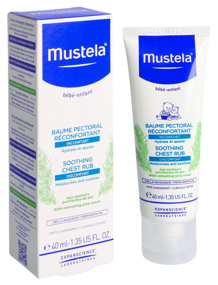 Mustela baume pectoral réconfortant