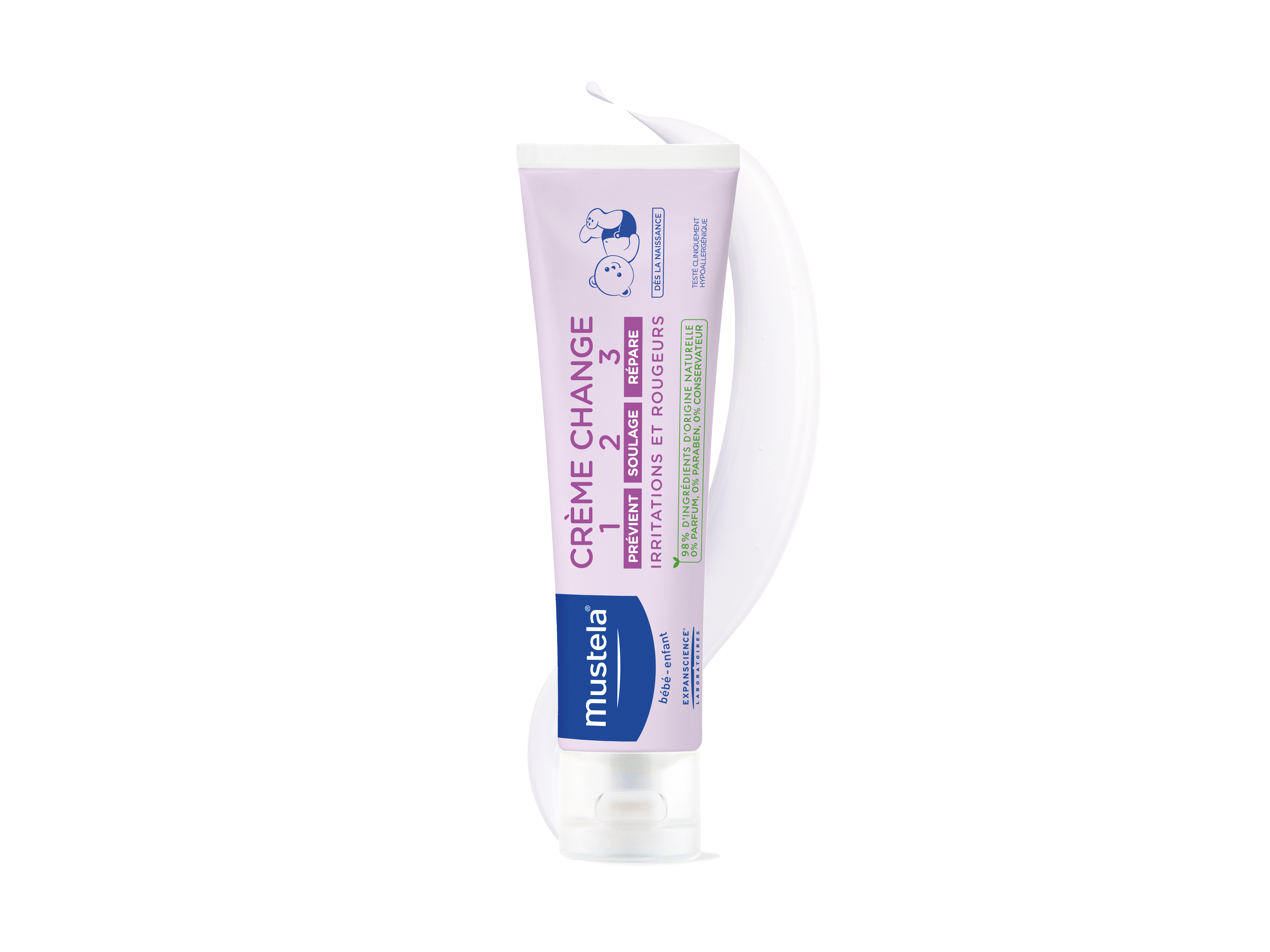 Mustela crème pour le change 1 > 2 > 3, image principale