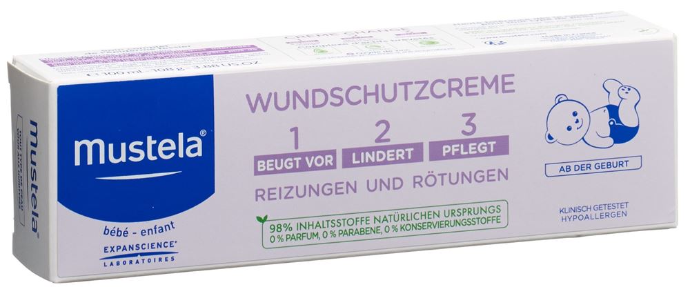 Mustela crème pour le change 1 > 2 > 3