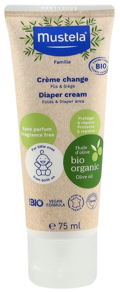 Mustela BIO crème pour le change