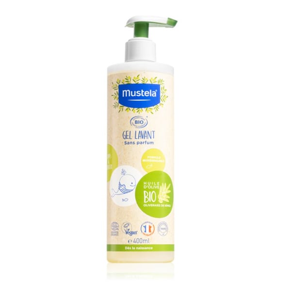 Mustela BIO gel lavant corps et cheveux, image principale