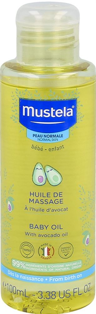 Mustela huile peau normale fl 100 ml