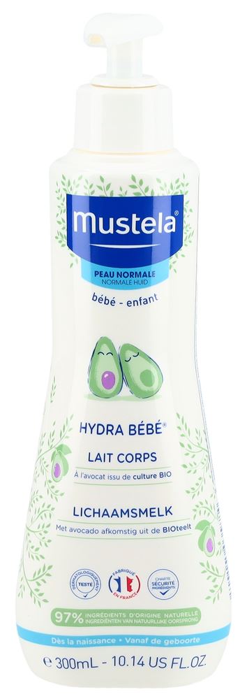Mustela Hydra bébé lait corps
