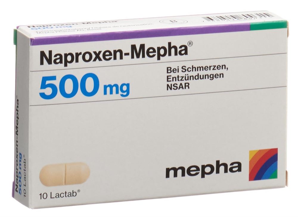 NAPROXENE Mepha 500 mg, Hauptbild