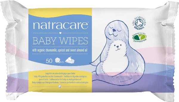 NATRACARE lingettes en coton biologique pour bébé