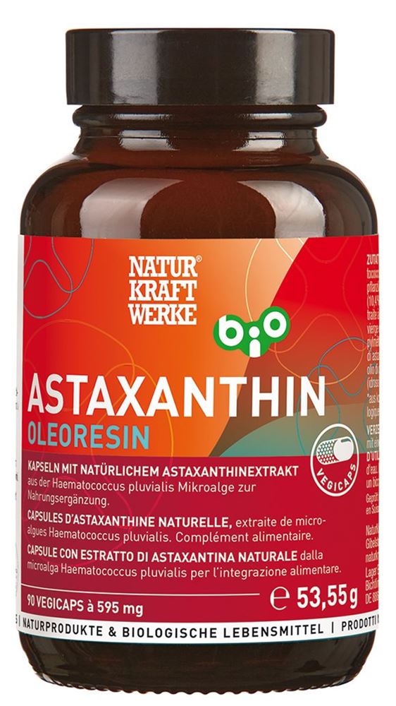NATURKRAFTWERKE Astaxanthin Oleoresin Vegicaps à 595mg