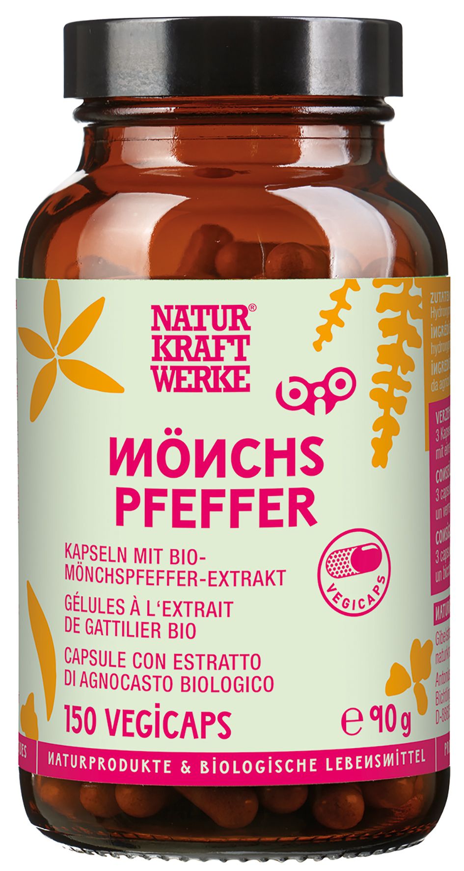NATURKRAFTWERKE Mönchspfeffer Extrakt Vegicaps