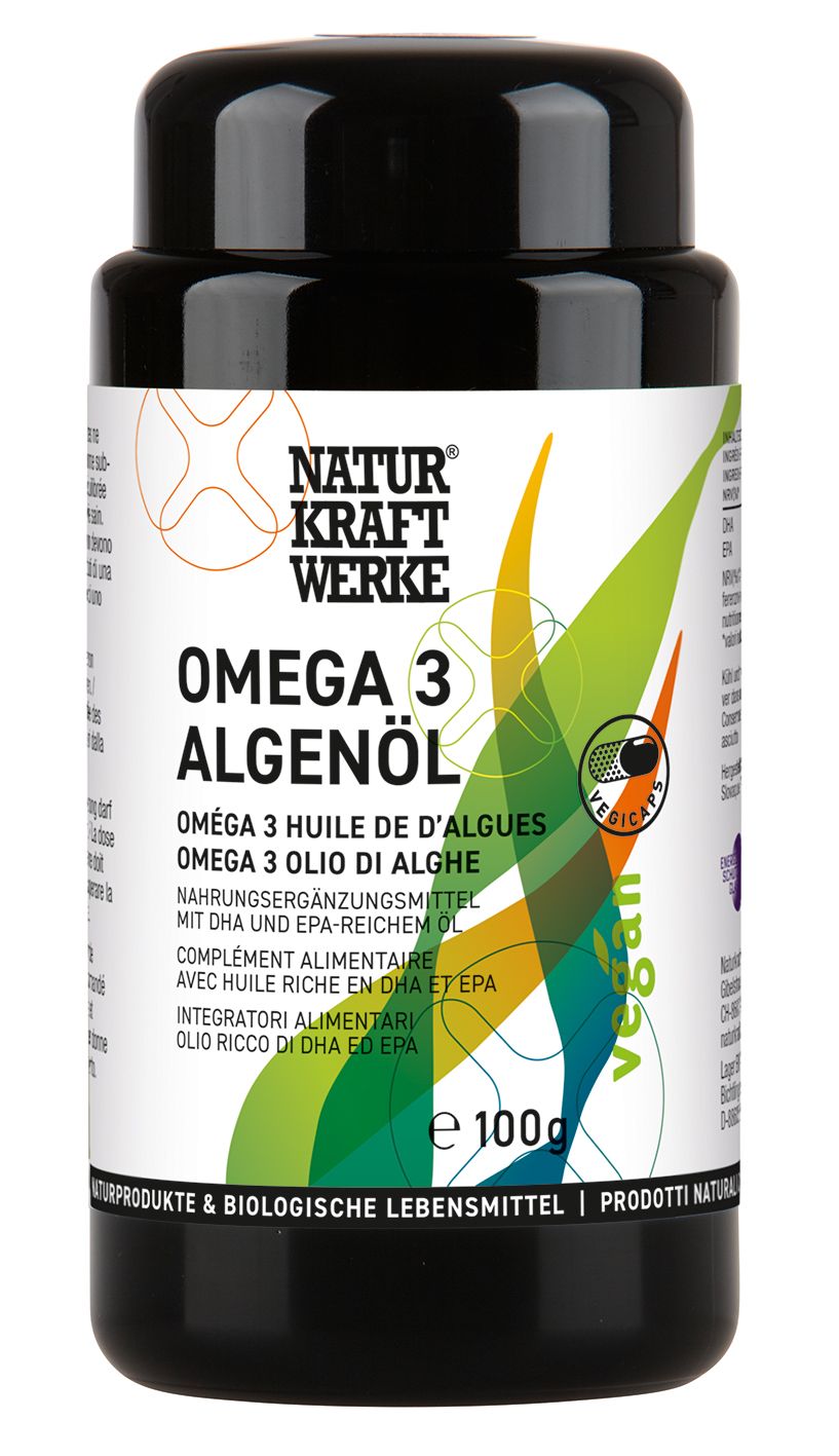 NATURKRAFTWERKE Omega 3 huile de d'algues vegicaps