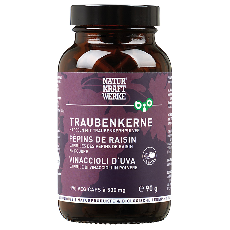 NATURKRAFTWERKE Traubenkerne Vegicaps à 530mg