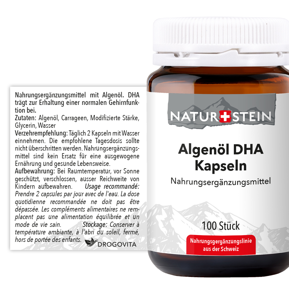 NATURSTEIN Algenöl DHA, Bild 2 von 3
