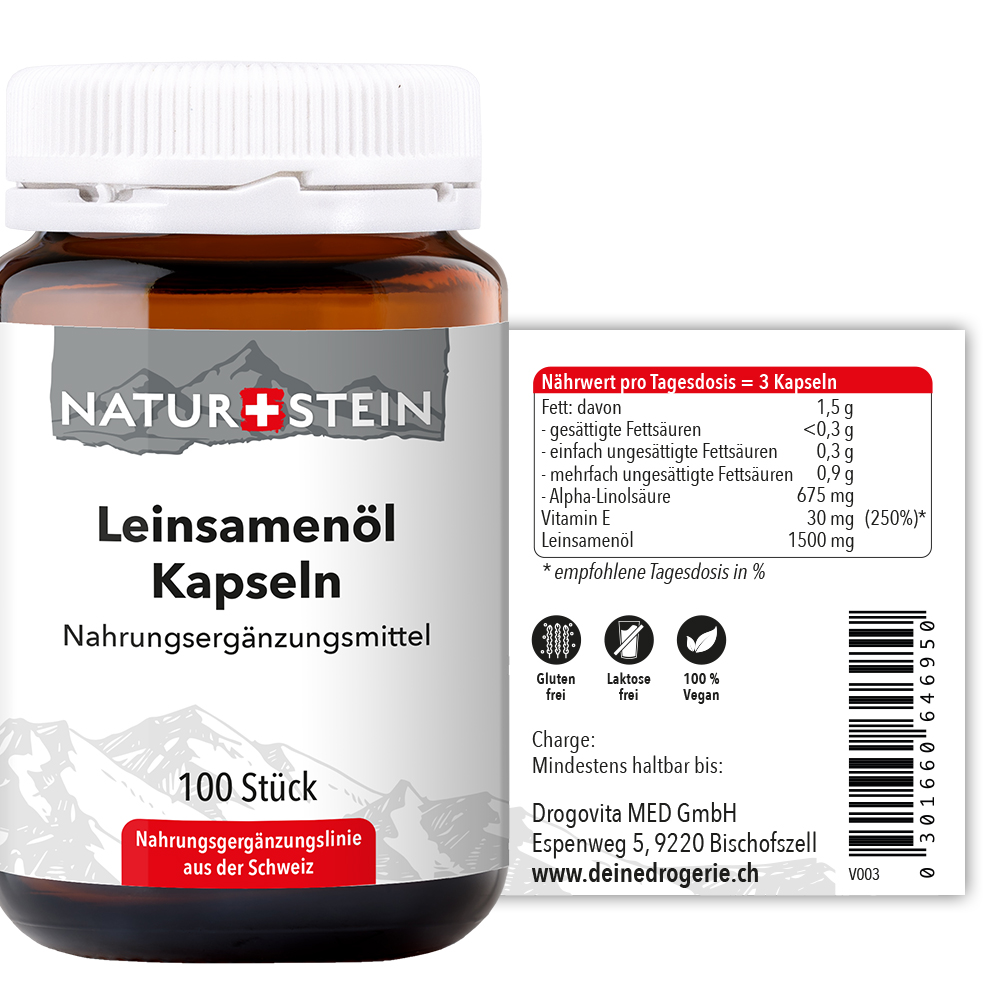 NATURSTEIN Leinsamenöl, image 3 sur 4