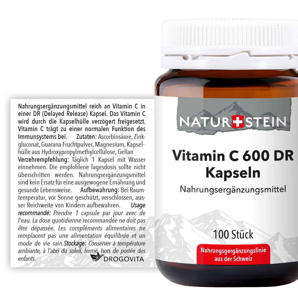 NATURSTEIN Vitamin C 600 DR, Bild 2 von 4