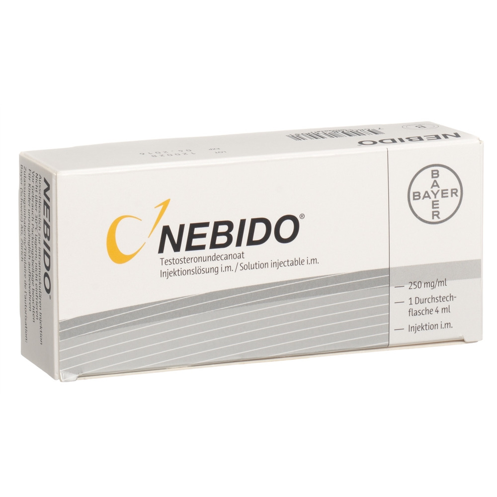 NEBIDO sol inj 1000 mg/4ml flac 4 ml, image principale