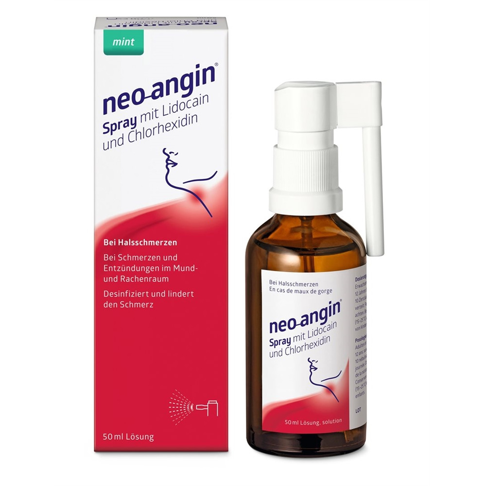 NEO-ANGIN Spray mit Lidocain und Chlorhexidin 50 ml, Hauptbild