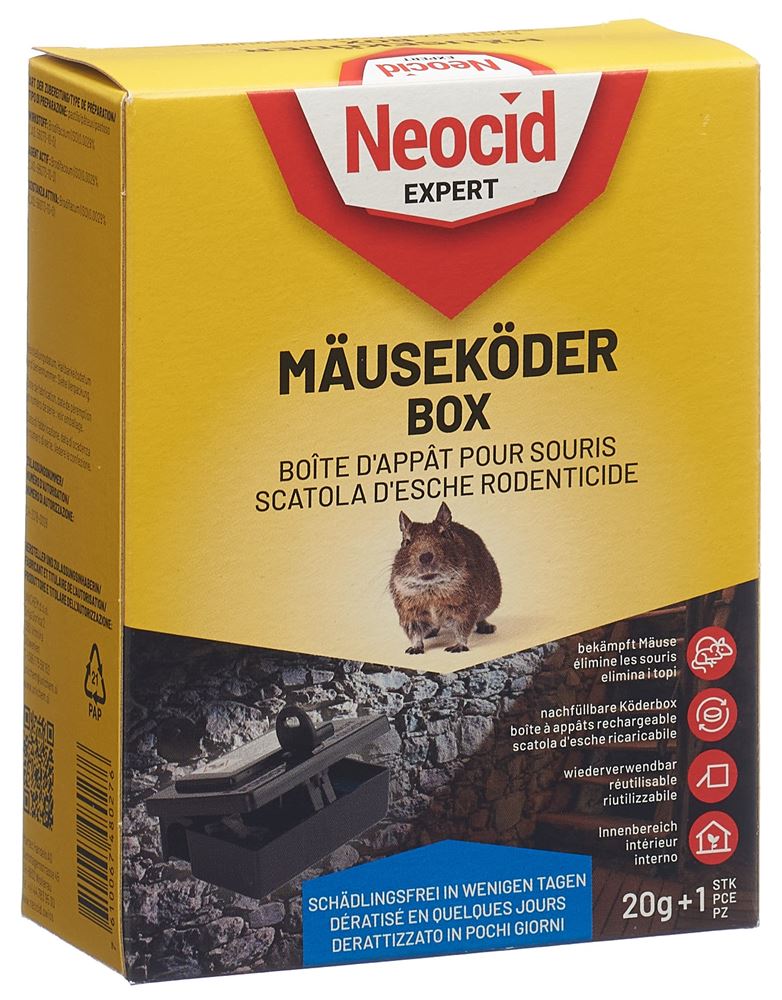 Neocid EXPERT boîte d'appât pour souris, image principale